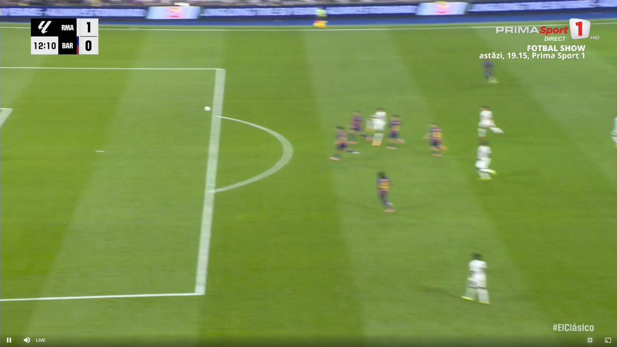 Golul superb marcat de Mbappe, în El Clasico, anulat pentru ofsaid milimetric