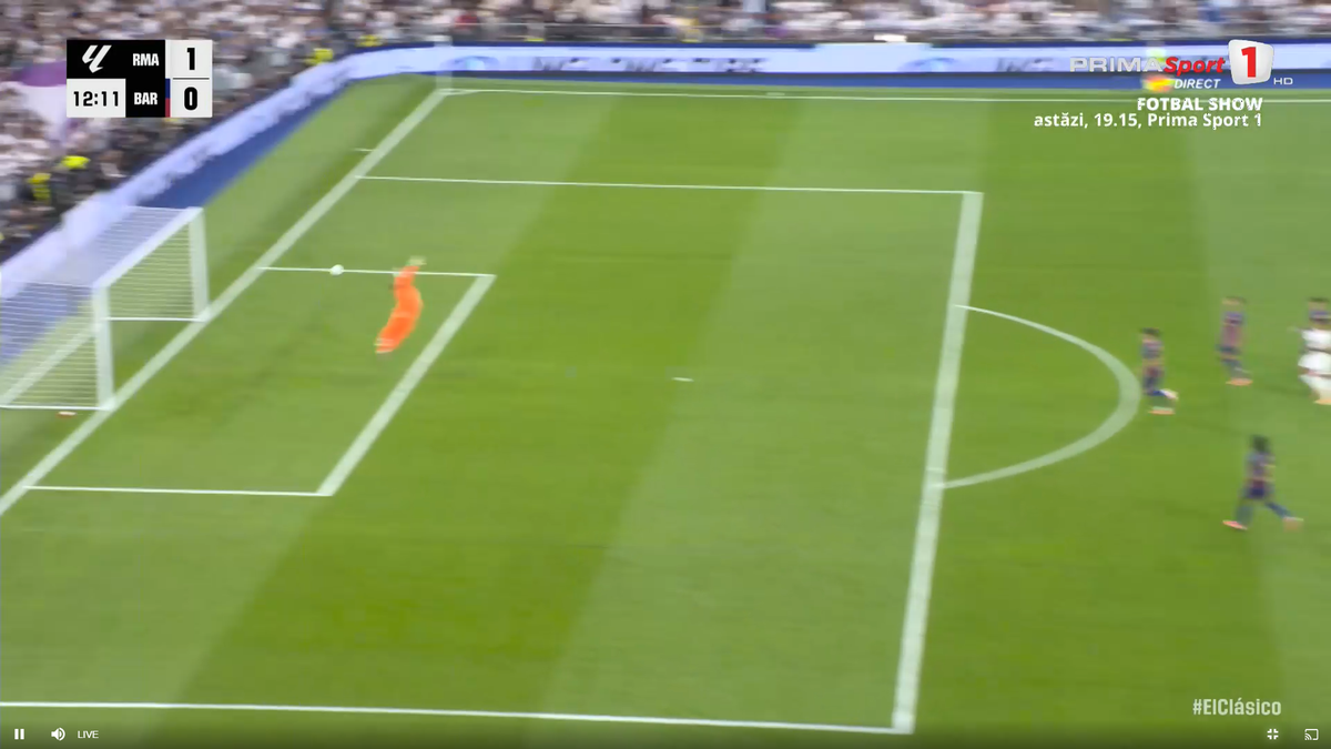 Golul superb marcat de Mbappe, în El Clasico, anulat pentru ofsaid milimetric