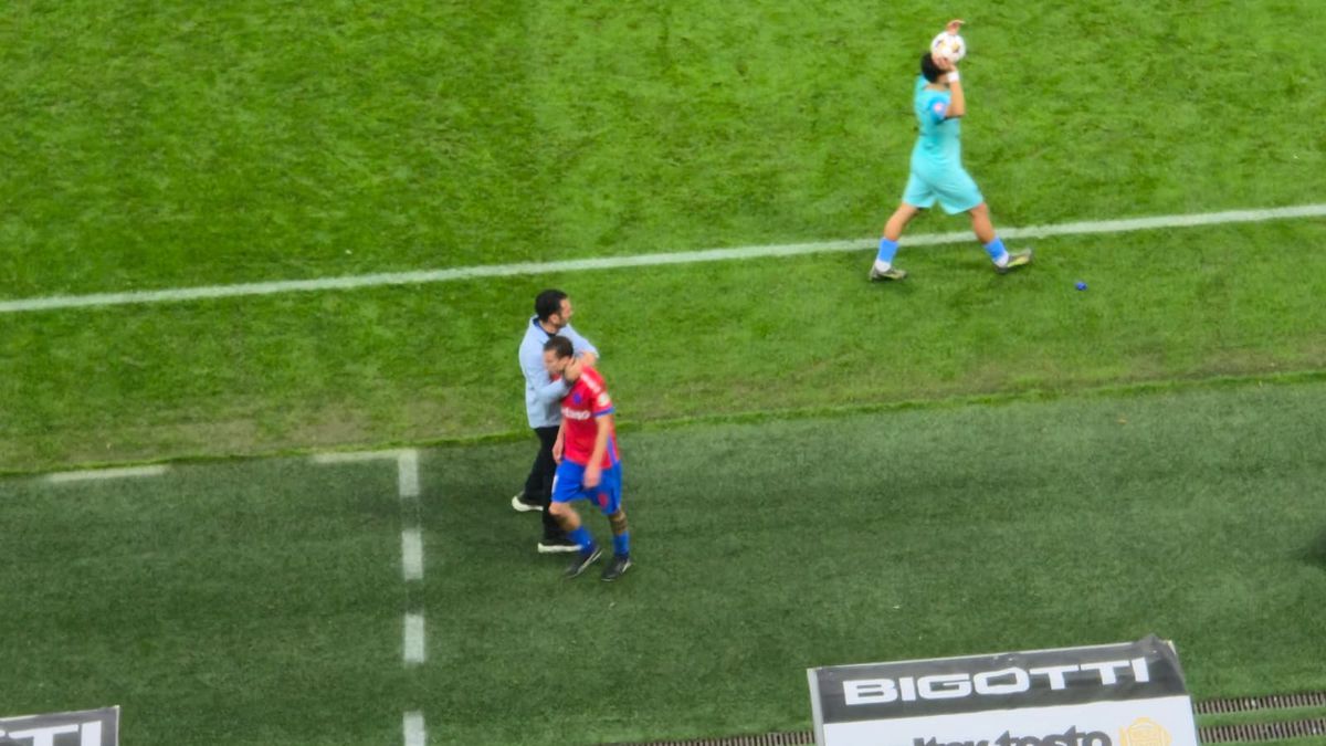 FCSB a aflat cât va lipsi Juri Cisotti, accidentat în meciul cu UTA Arad