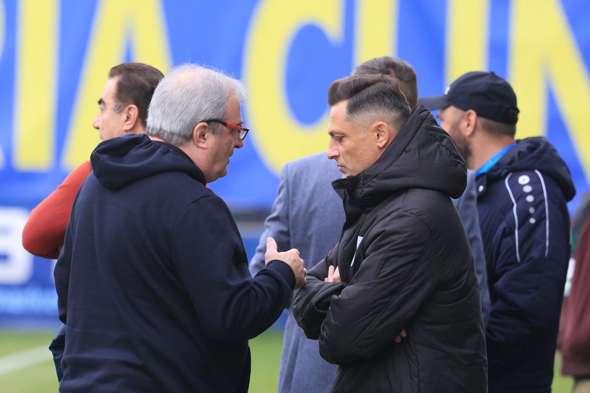 Costel Gâlcă, Mihai Stoichiță și Imad Kassas la Metaloglobus - Universitatea Craiova