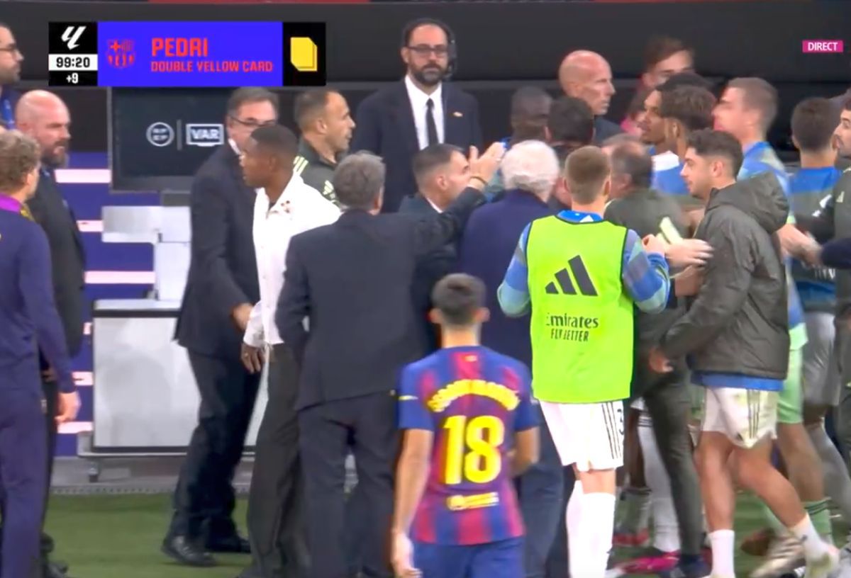 Final cu scântei în Real Madrid - Barcelona: de două ori la un pas de bătaie generală!