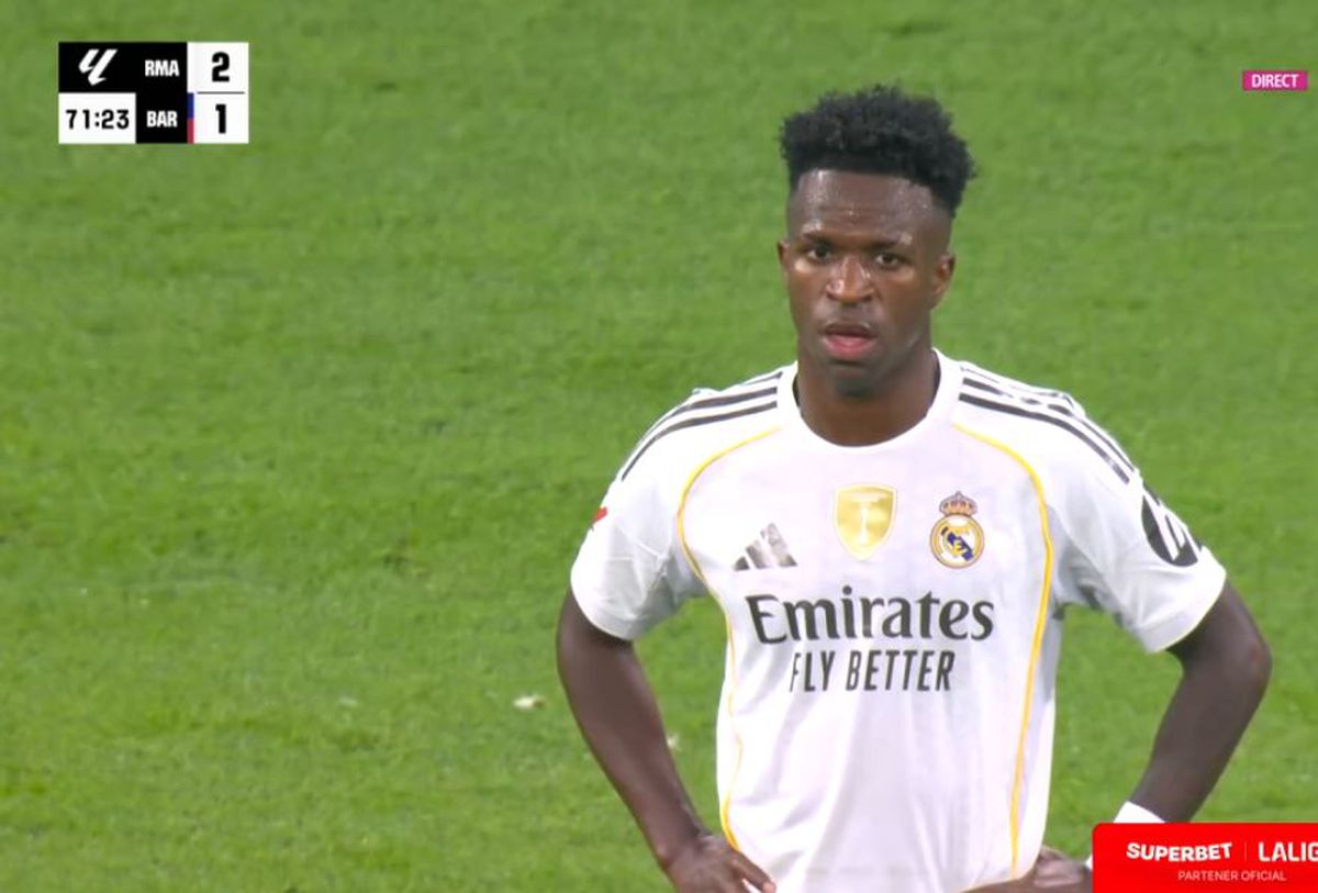 Vinicius, CRIZĂ de nervi în El Clasico