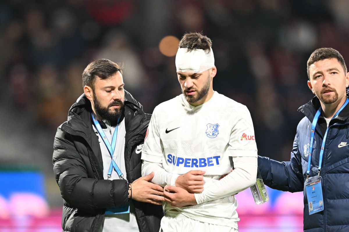 Ciocnire Hindrich - Cojocaru în CFR Cluj - Farul