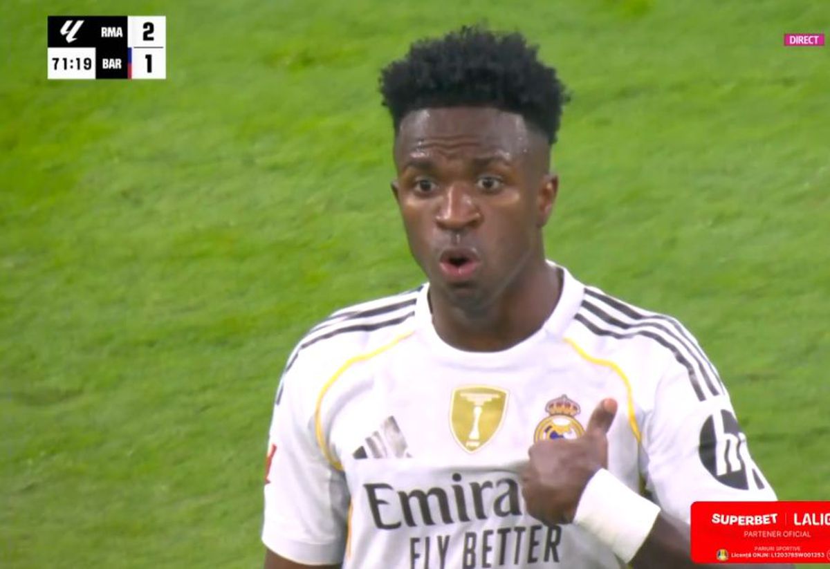 Vinicius, CRIZĂ de nervi în El Clasico