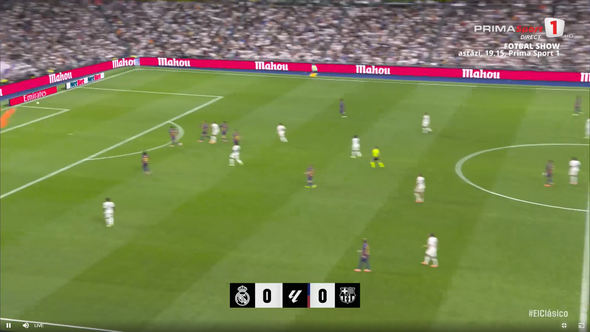 Golul superb marcat de Mbappe, în El Clasico, anulat pentru ofsaid milimetric