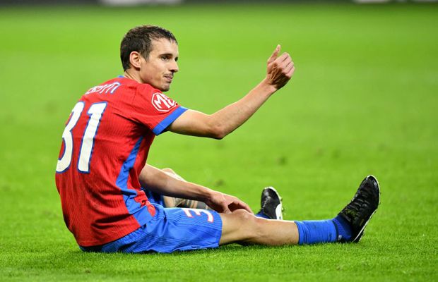 FCSB a aflat cât va lipsi Juri Cisotti, accidentat în meciul cu UTA Arad