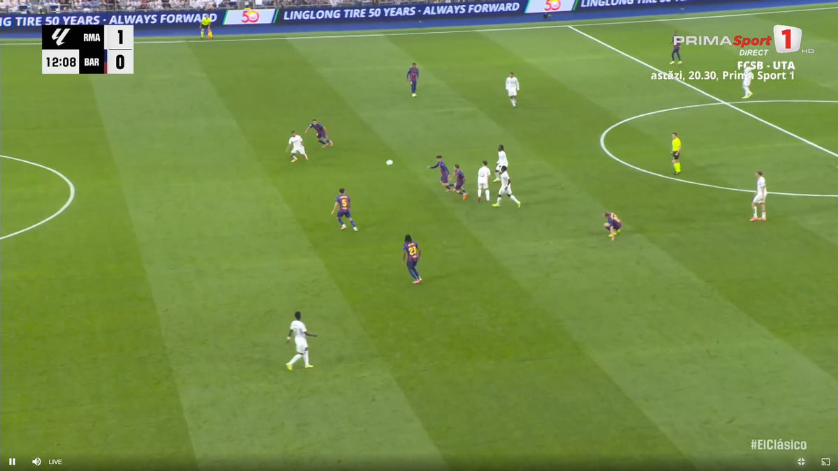 Golul superb marcat de Mbappe, în El Clasico, anulat pentru ofsaid milimetric