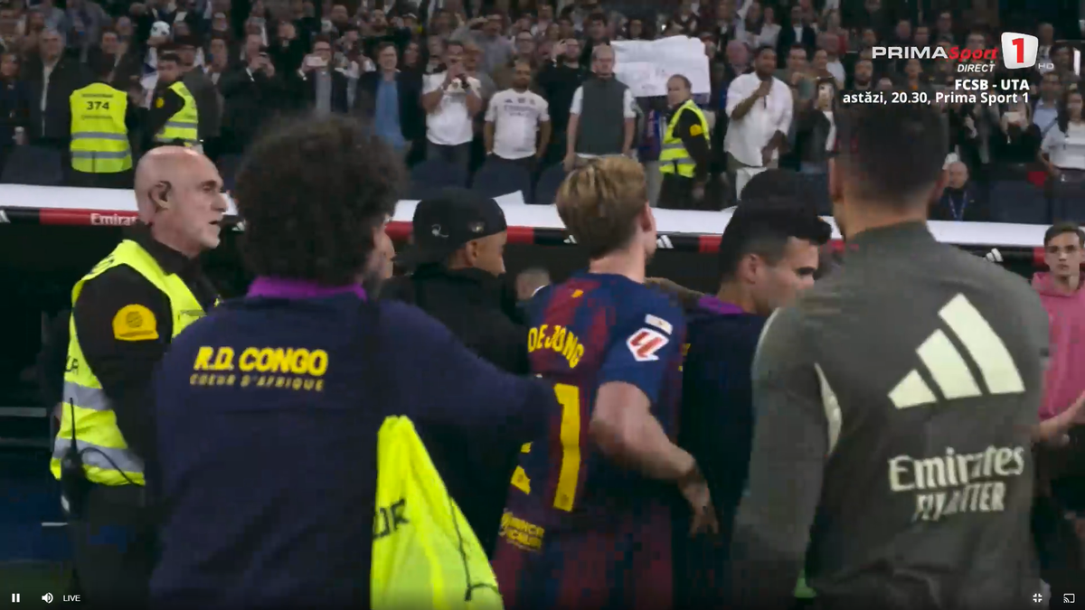 Scandal pe teren după Real Madrid - Barcelona