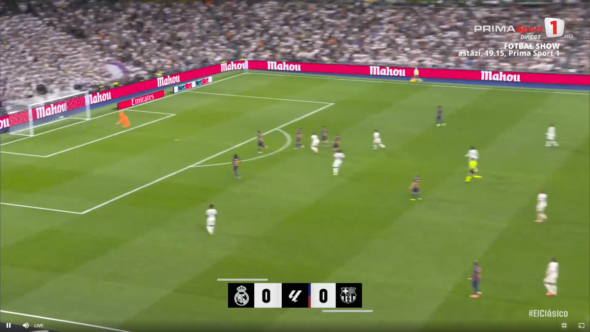 Golul superb marcat de Mbappe, în El Clasico, anulat pentru ofsaid milimetric
