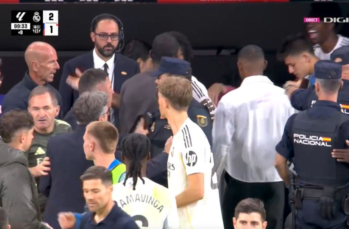 Final cu scântei în Real Madrid - Barcelona: de două ori la un pas de bătaie generală!