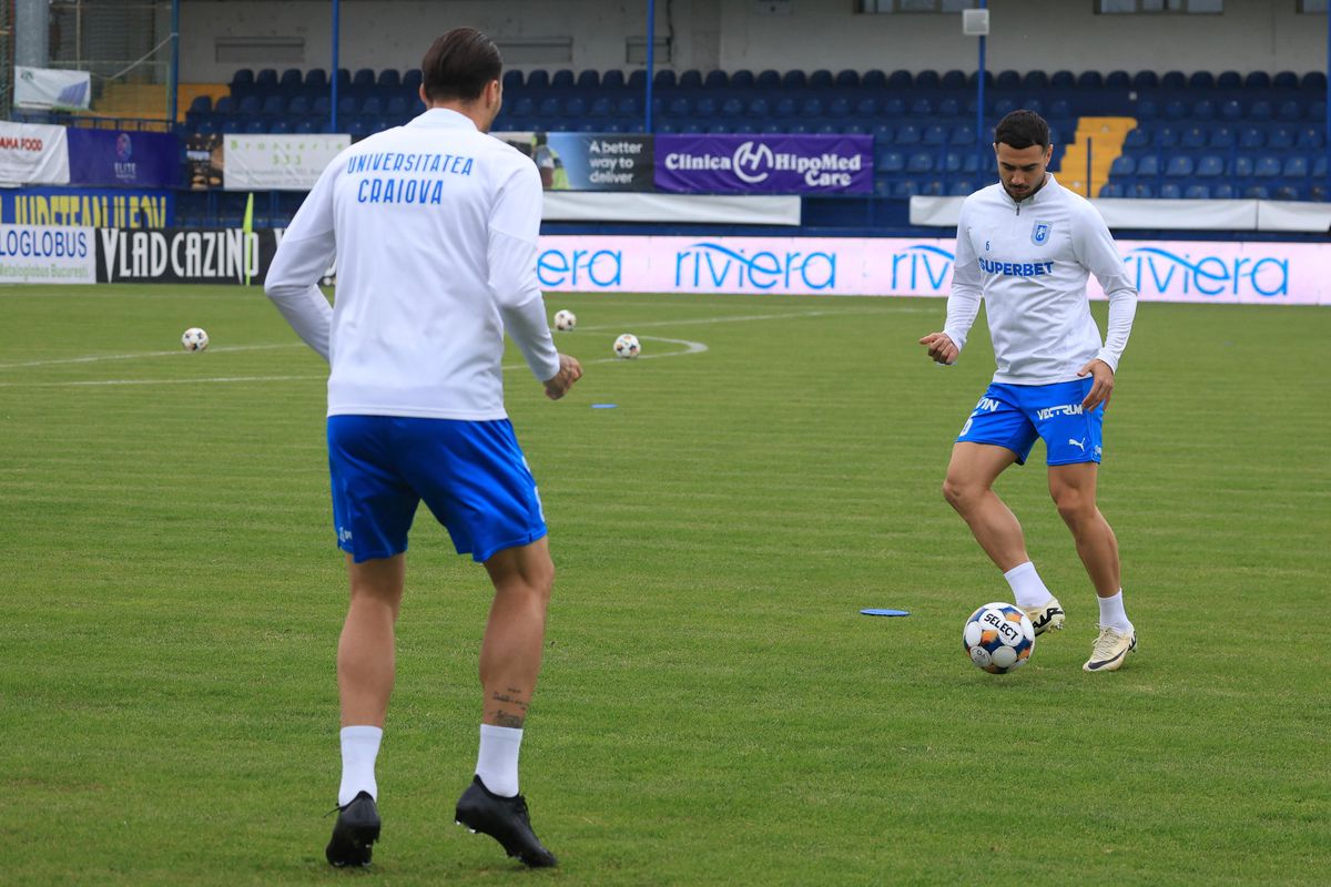 Imagini înainte de Metaloglobus - Universitatea Craiova / Foto: Ionuț Iordache (GSP)