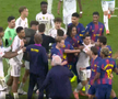Final cu scântei în Real Madrid - Barcelona: de două ori la un pas de bătaie generală!