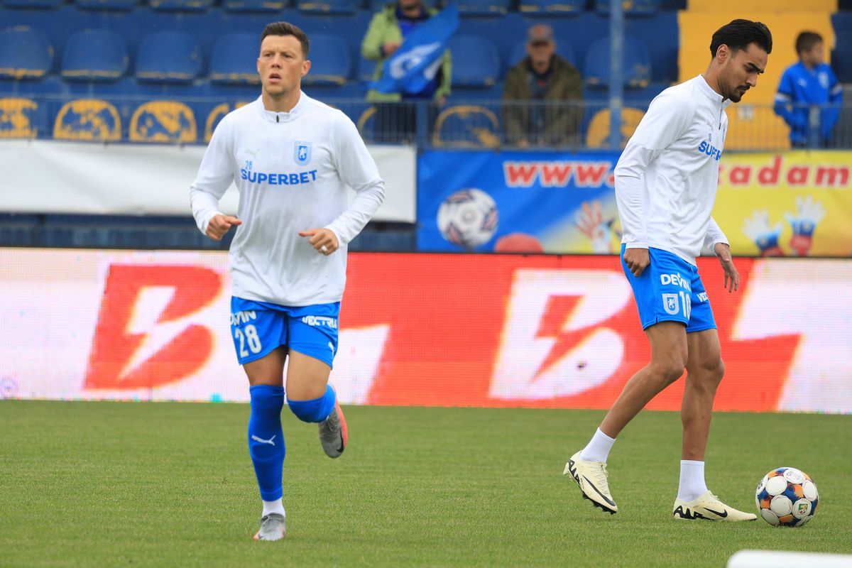 Imagini înainte de Metaloglobus - Universitatea Craiova / Foto: Ionuț Iordache (GSP)