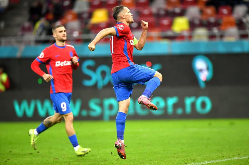 Darius Olaru, după primul gol al sezonului în Superliga/ foto Cristi Preda (GSP)