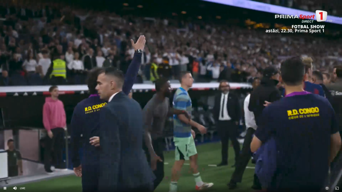 Scandal pe teren după Real Madrid - Barcelona