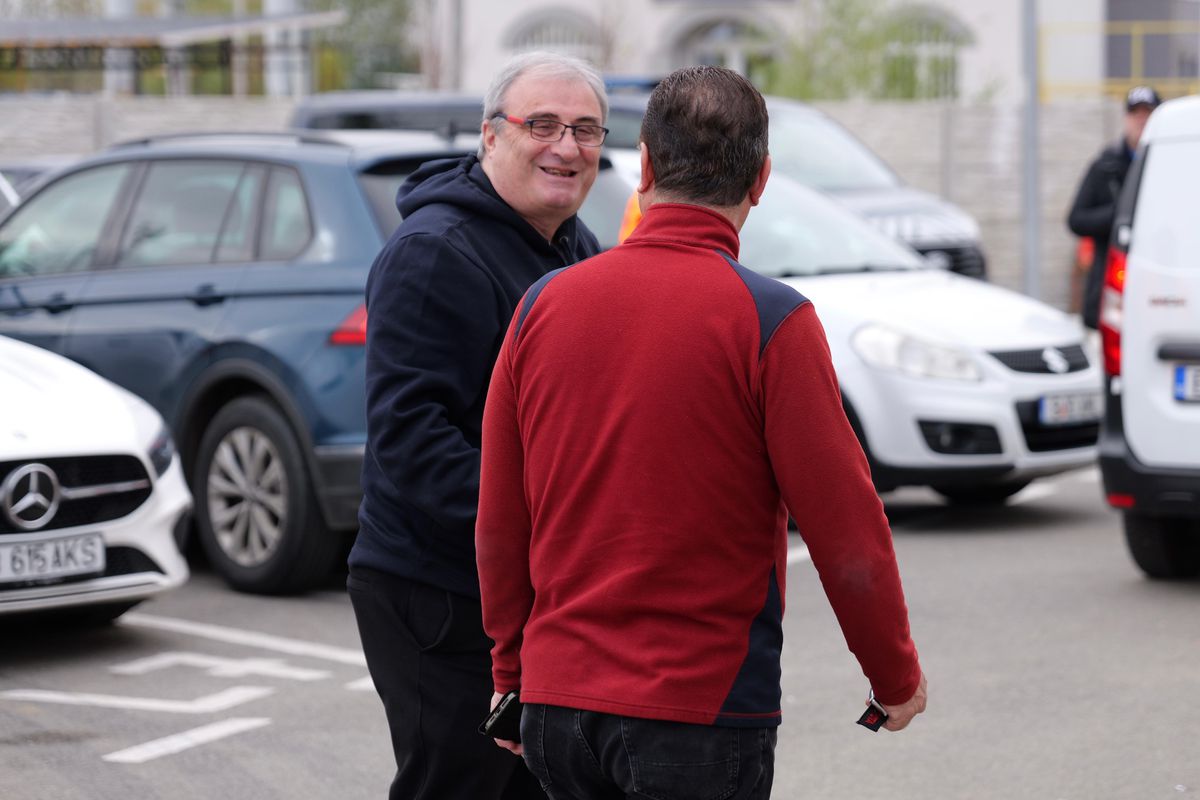 Costel Gâlcă, Mihai Stoichiță și Imad Kassas la Metaloglobus - Universitatea Craiova