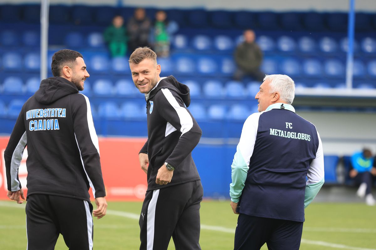 Imagini înainte de Metaloglobus - Universitatea Craiova / Foto: Ionuț Iordache (GSP)