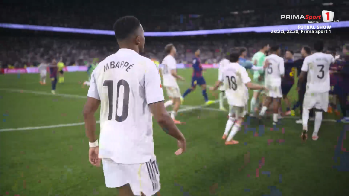 Scandal pe teren după Real Madrid - Barcelona