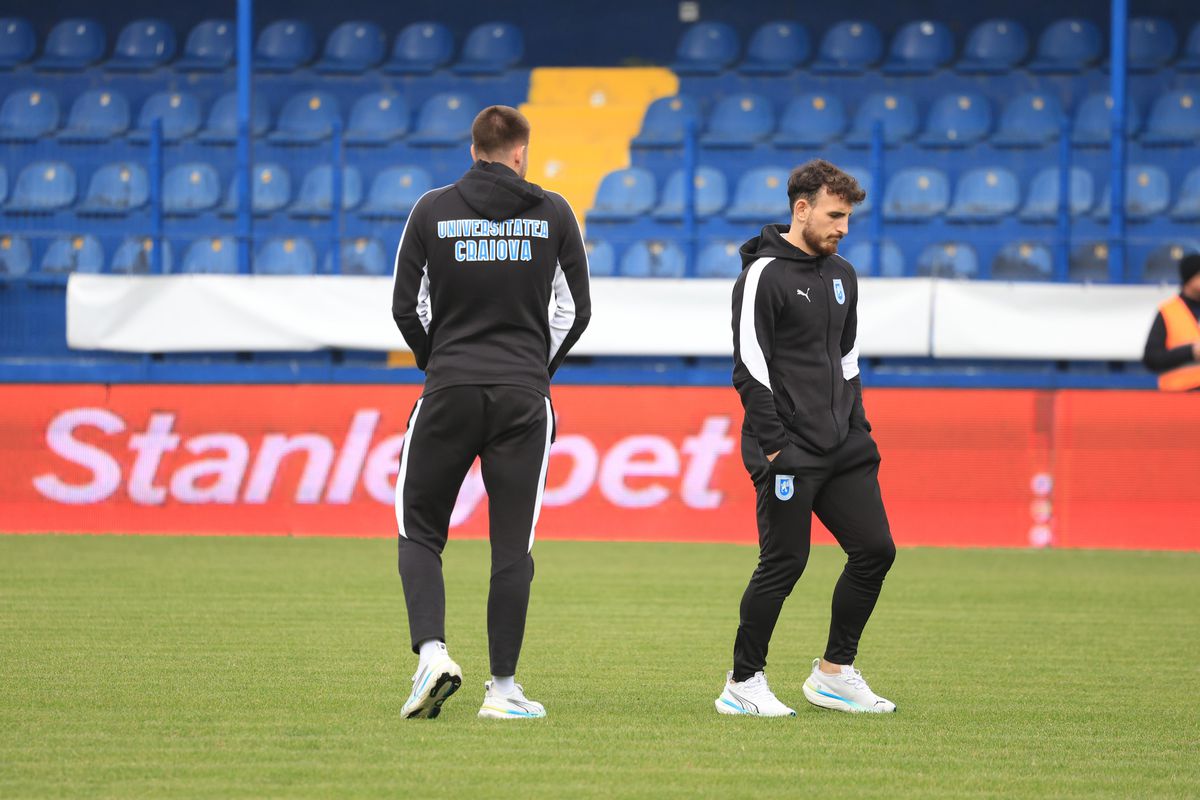 Imagini înainte de Metaloglobus - Universitatea Craiova / Foto: Ionuț Iordache (GSP)