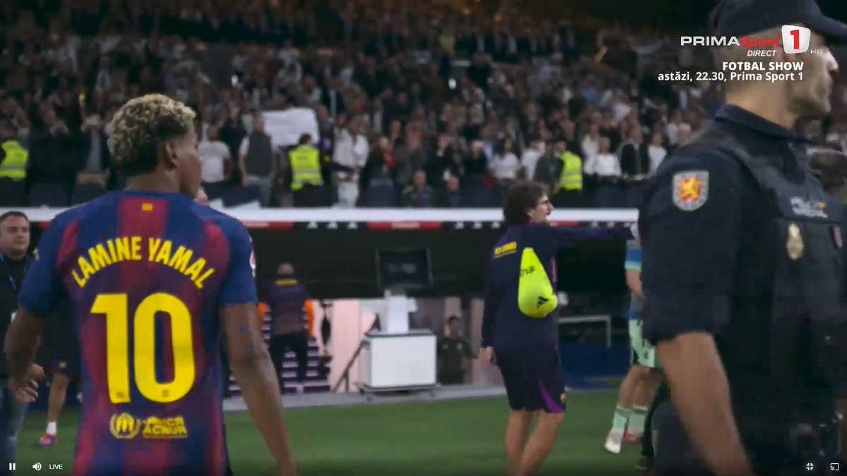 Scandal pe teren după Real Madrid - Barcelona