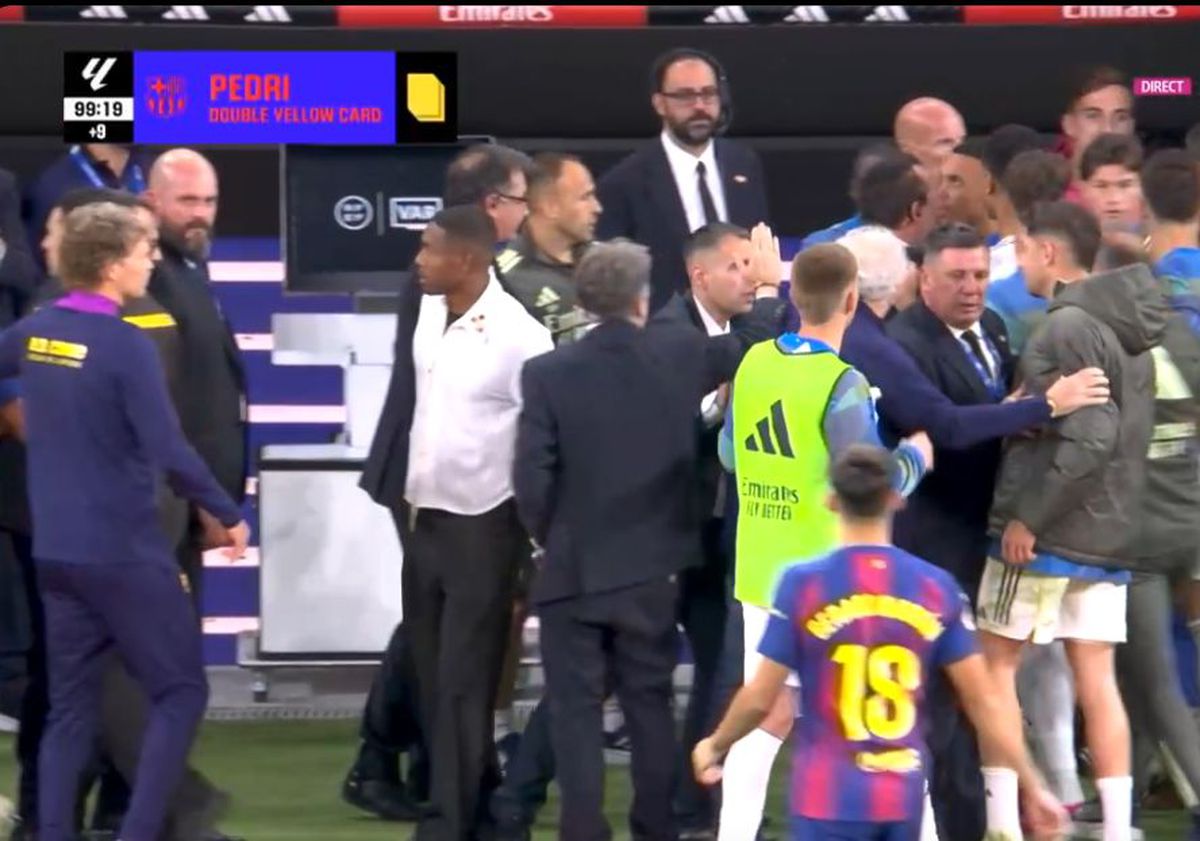Scandal pe teren după Real Madrid - Barcelona