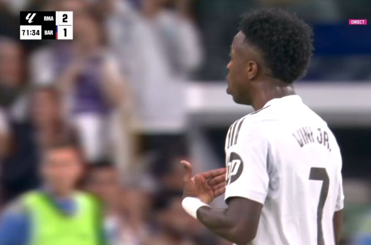 Vinicius, CRIZĂ de nervi în El Clasico: a mers la vestiare în minutul 70!