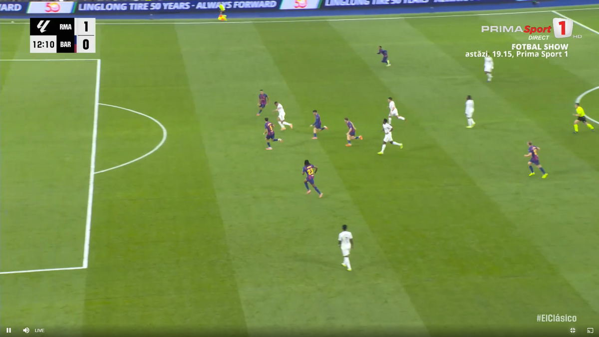 Golul superb marcat de Mbappe, în El Clasico, anulat pentru ofsaid milimetric