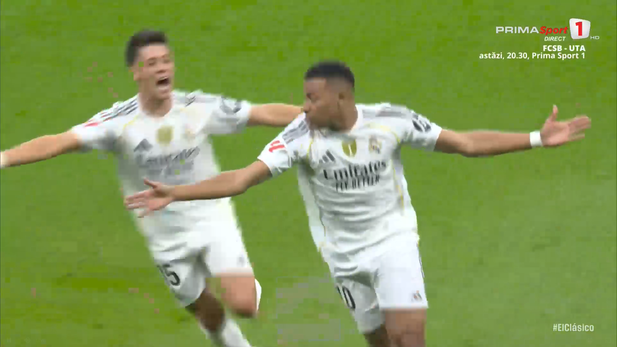 Golul superb marcat de Mbappe, în El Clasico, anulat pentru ofsaid milimetric