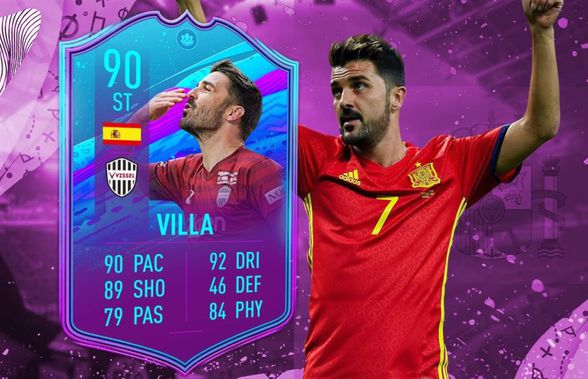 FIFA20 // EA Sports îl onorează pe David Villa cu un card special