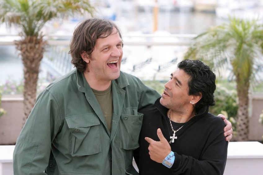 Diego Maradona, alături de regizorul Emir Kusturica // foto: Imago