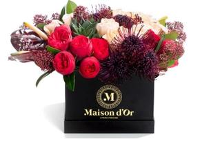 Nu mai căuta cadoul perfect pentru Sfântul Andrei: alege o cutie cu flori de la Maison d’Or!
