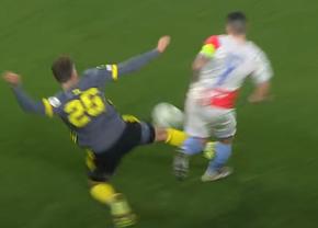 Tackling brutal! Nicolae Stanciu a scăpat de o accidentare gravă