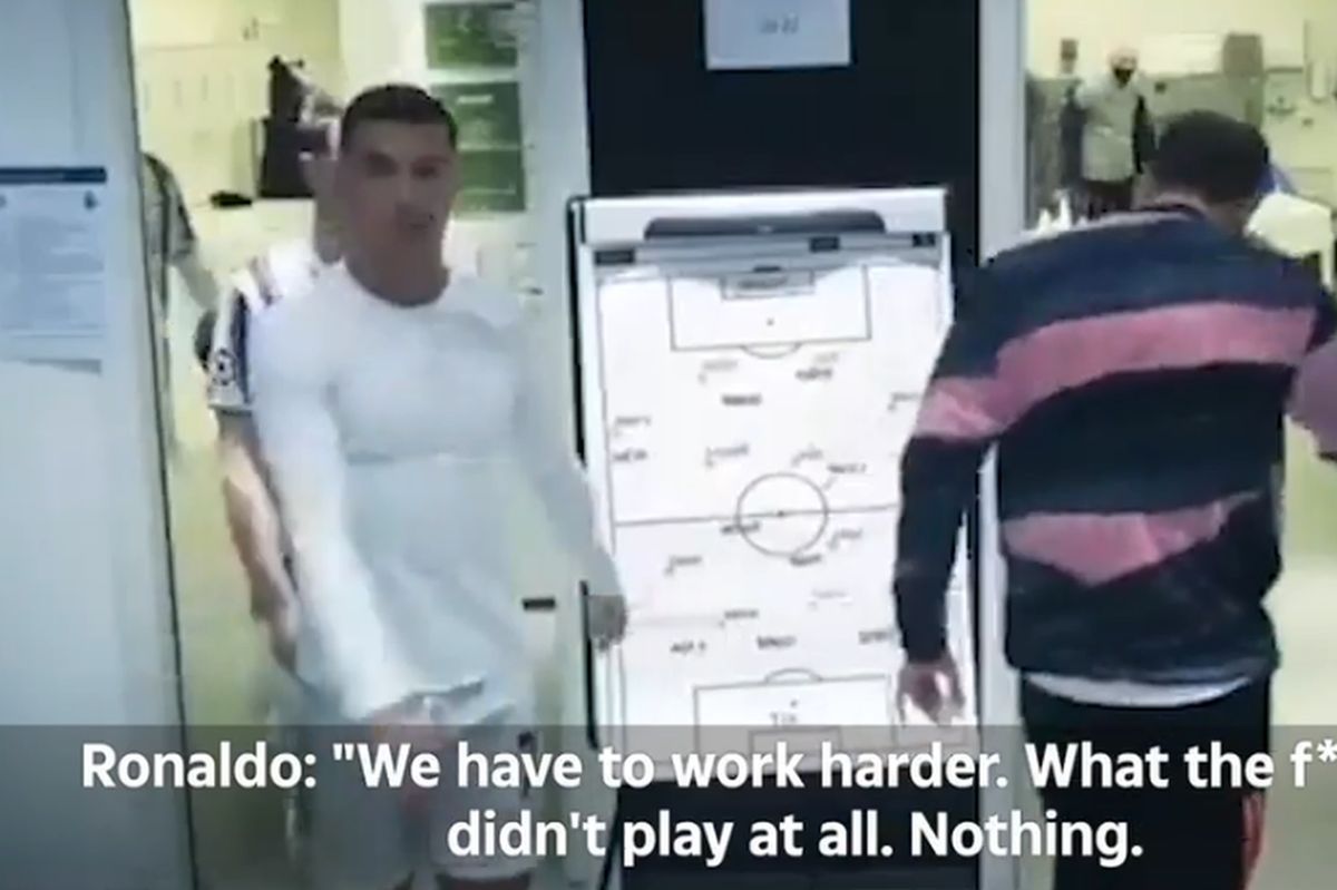 Filmarea secretă » Cristiano Ronaldo a făcut prăpăd în vestiarul lui Juventus! Singurul care i-a răspuns