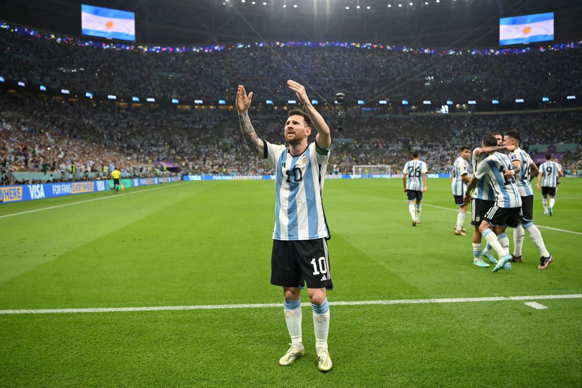 Descătușare! Messi, copleșit de emoții după golul cu care l-a egalat pe Maradona » Ce a strigat în fața galeriei