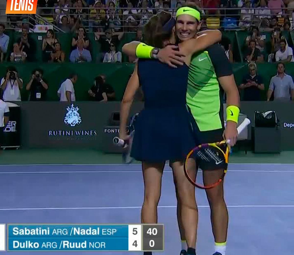 Gabriela Sabatini, într-o formă impresionantă, la 52 de ani! A „sclipit” în demonstrativul jucat cu Rafa Nadal