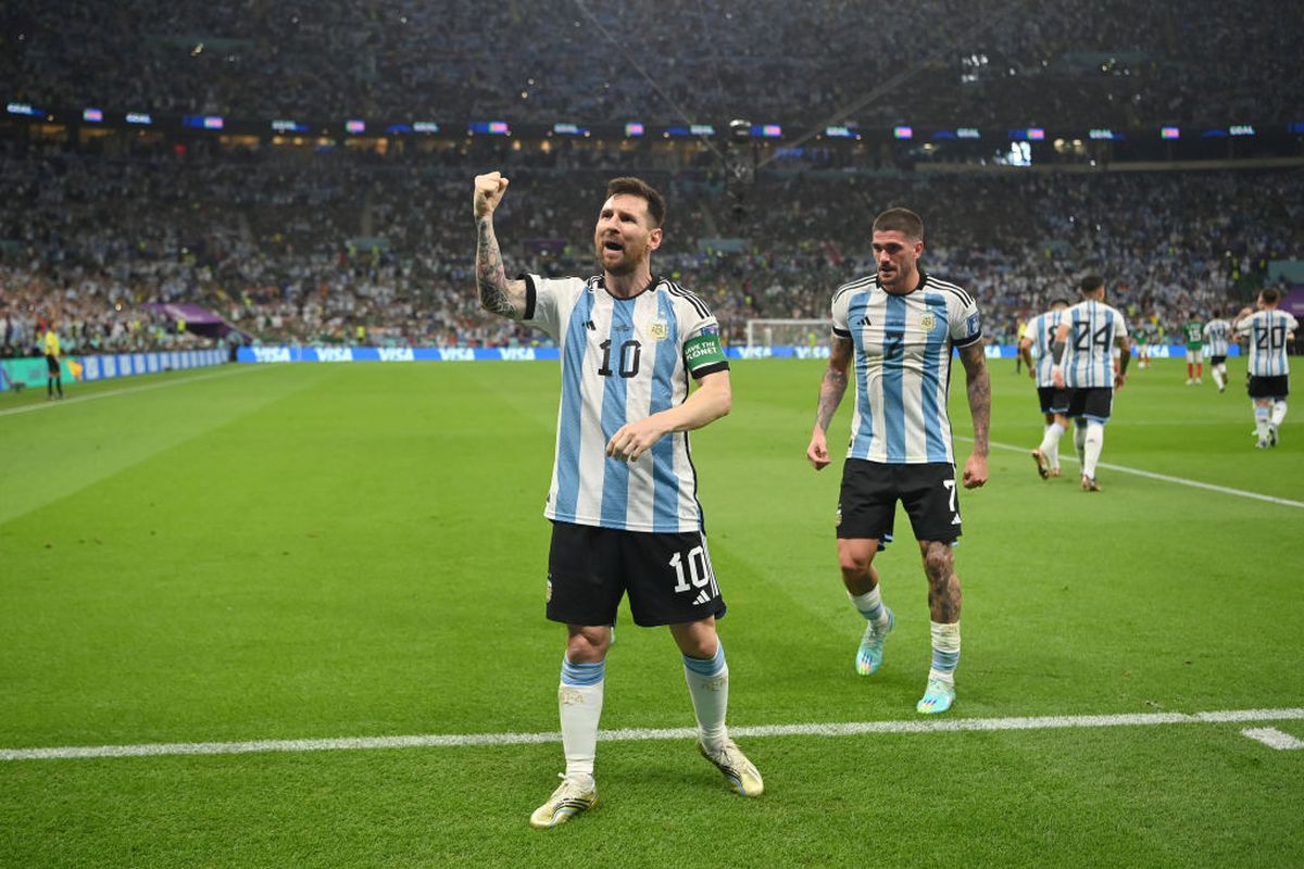 Descătușare! Messi, copleșit de emoții după golul cu care l-a egalat pe Maradona » Ce a strigat în fața galeriei