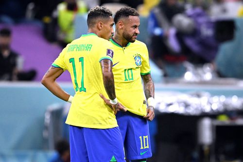 Raphinha și Neymar, la naționala Braziliei.
Foto: Imago