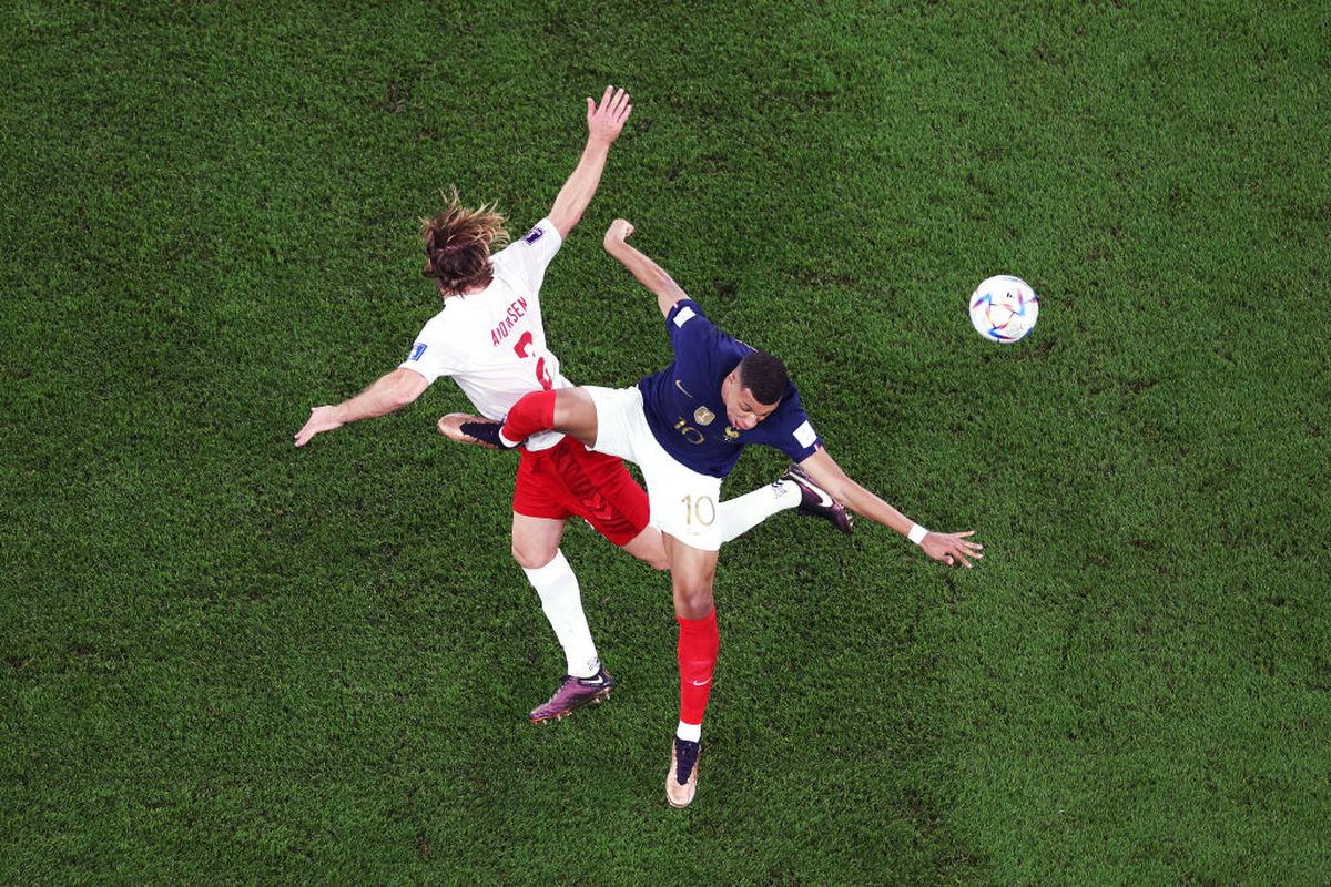 Franța, prima echipă calificată în optimile Campionatului Mondial! Mbappe a strălucit cu Danemarca