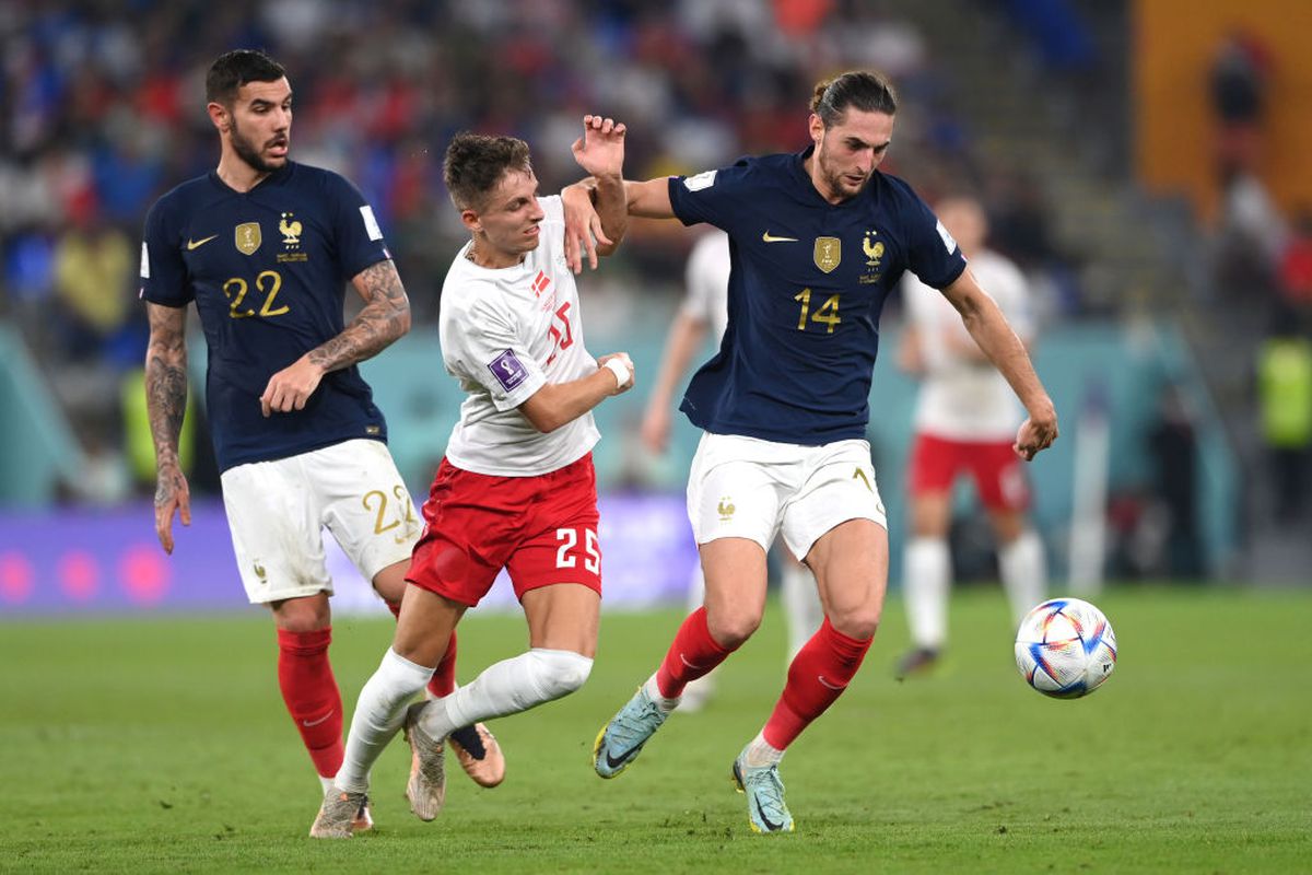 Franța, prima echipă calificată în optimile Campionatului Mondial! Mbappe a strălucit cu Danemarca