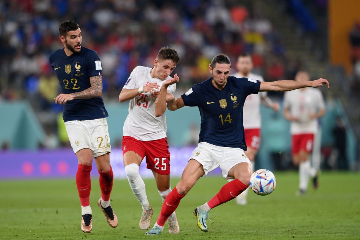 Franța, prima echipă calificată în optimile Campionatului Mondial! Mbappe a strălucit cu Danemarca