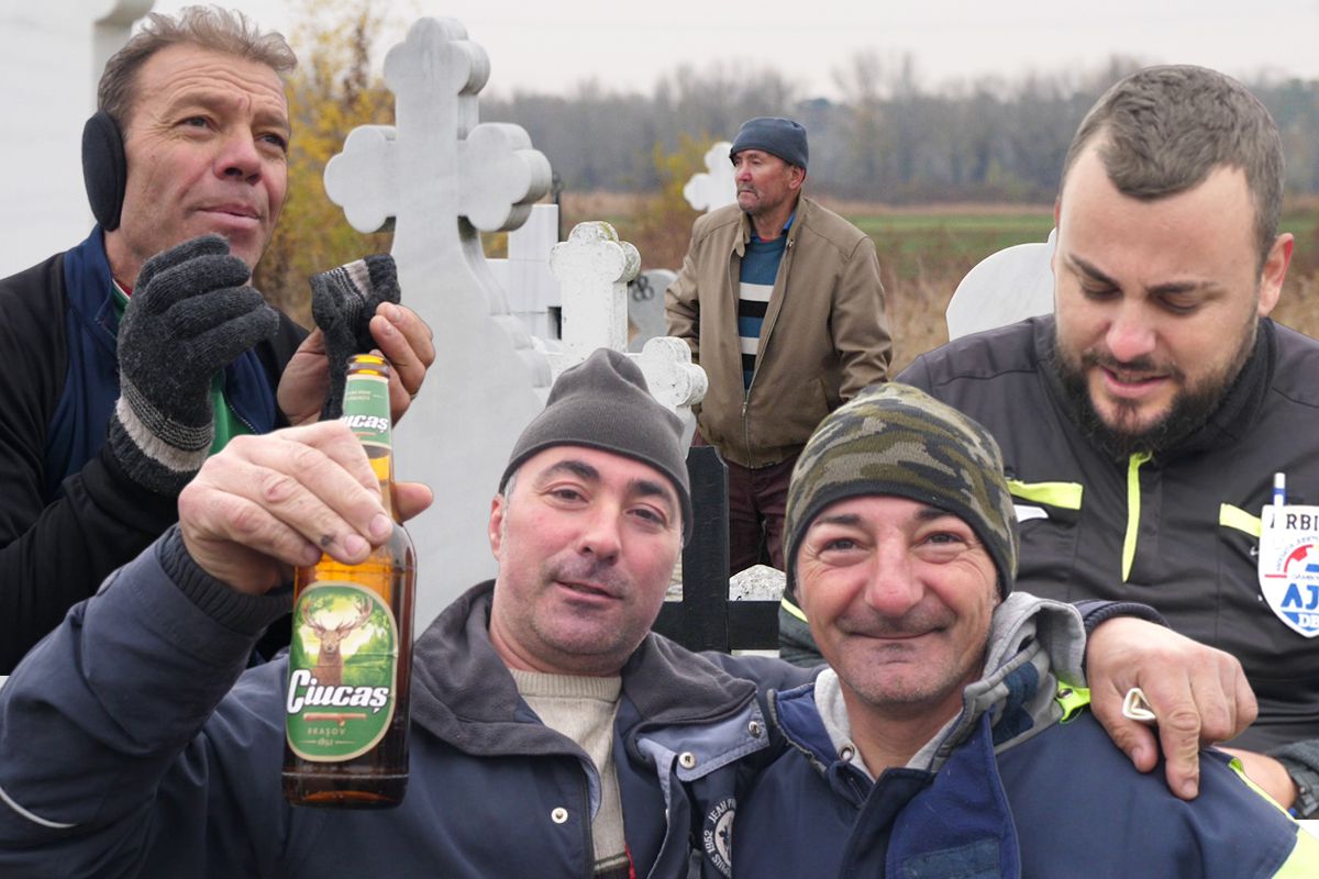 Vânătorul Rățoaia joacă cu mici și pastramă pe marginea terenului! „Uite-l și p-ăsta! Cu cerbul carpatin ne distrăm la maximum”