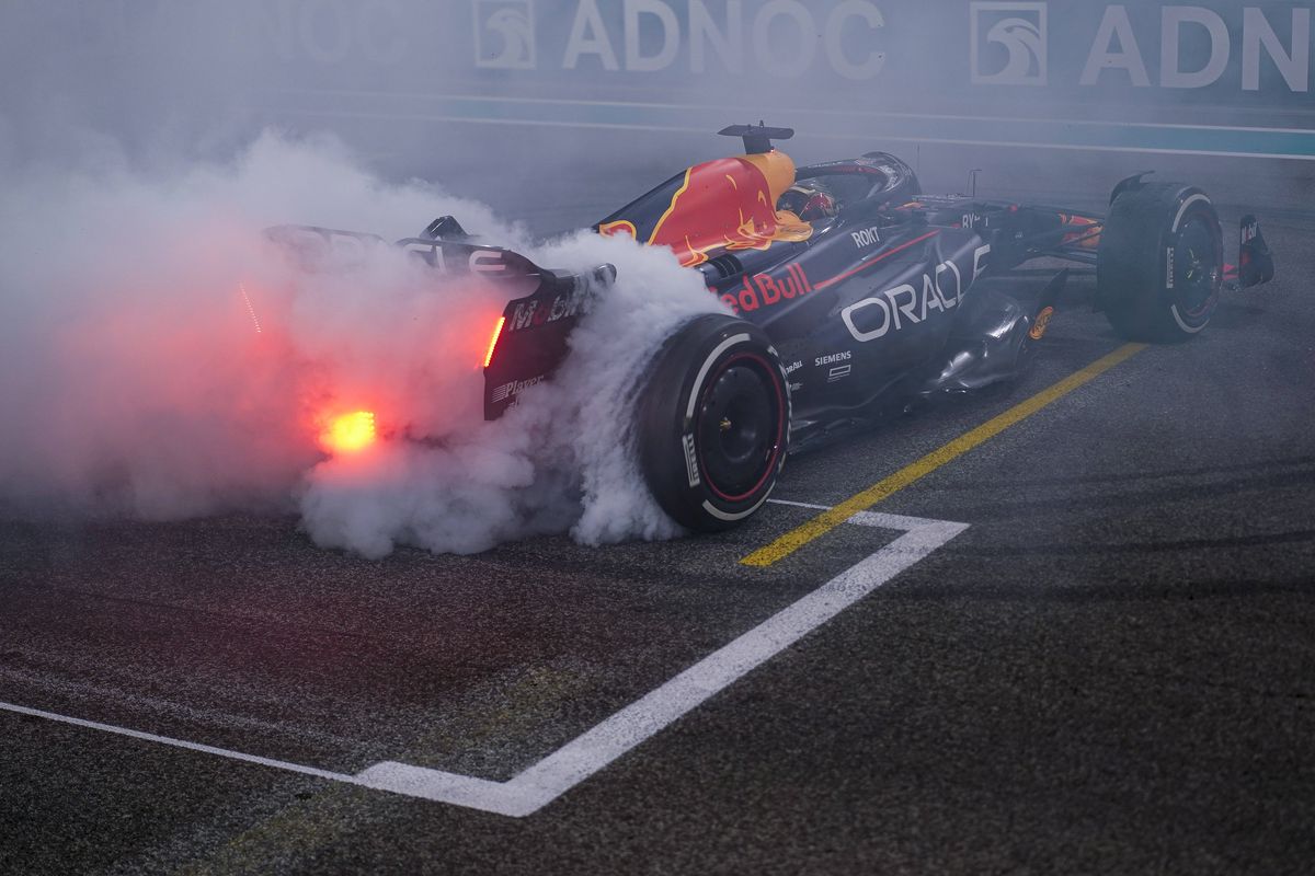 FORMULA 1-Abu Dhabi-Max Verstappen