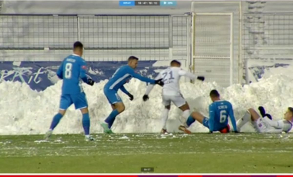 Gest stupid al jucătorului care a impresionat la națională: a comis-o în Oțelul - Craiova