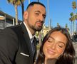 Nick Kyrgios și Costeen Hatzi. Foto: Instagram