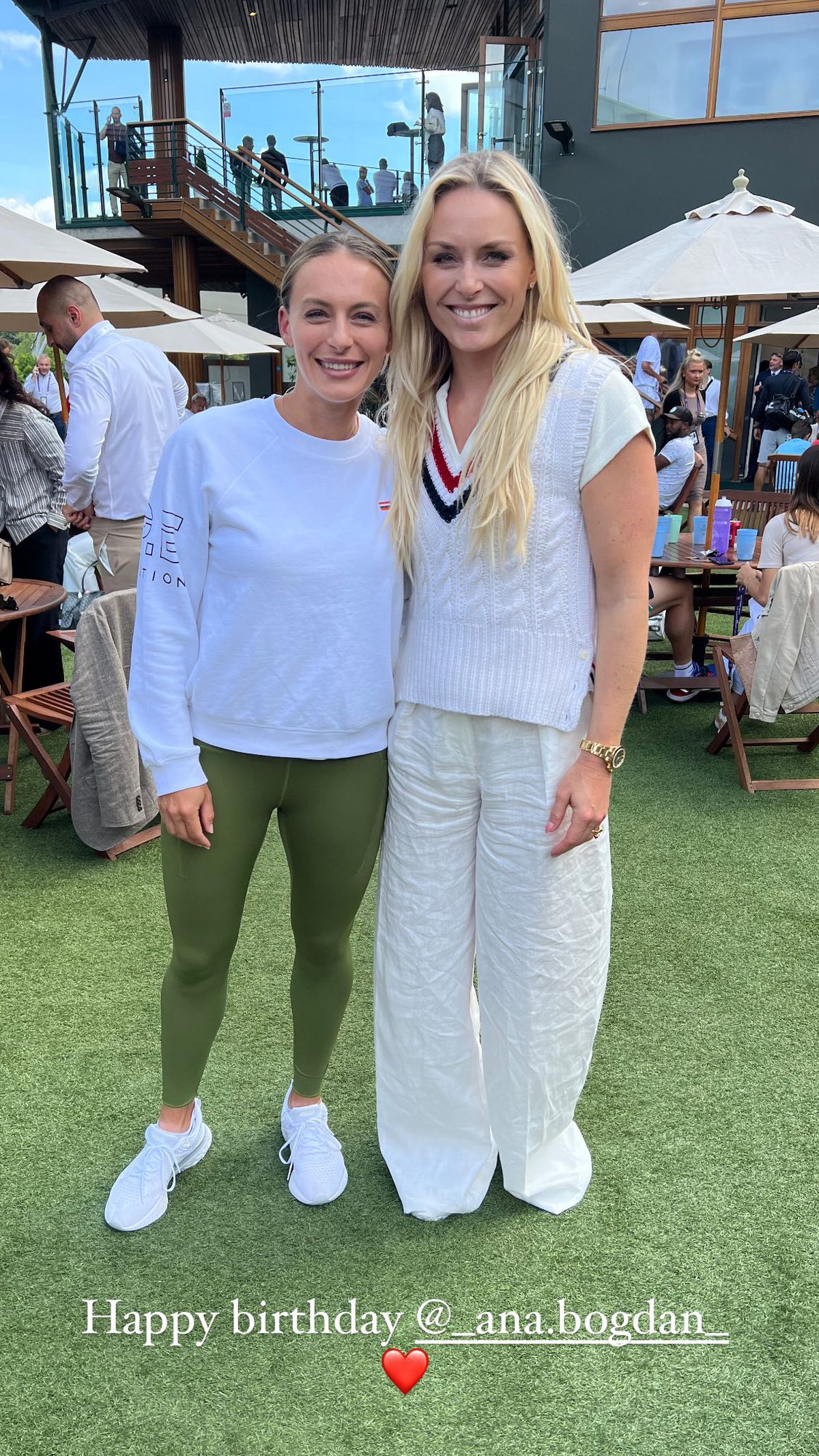 Ana Bogdan și-a întâlnit idolul la Wimbledon: „Ciupește-mă, nu-mi vine să cred! Tu ești inspirația mea!”
