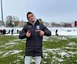 Dorinel Munteanu a pus mâna pe lopată și a dat zăpada înainte de Oțelul - Universitatea Craiova