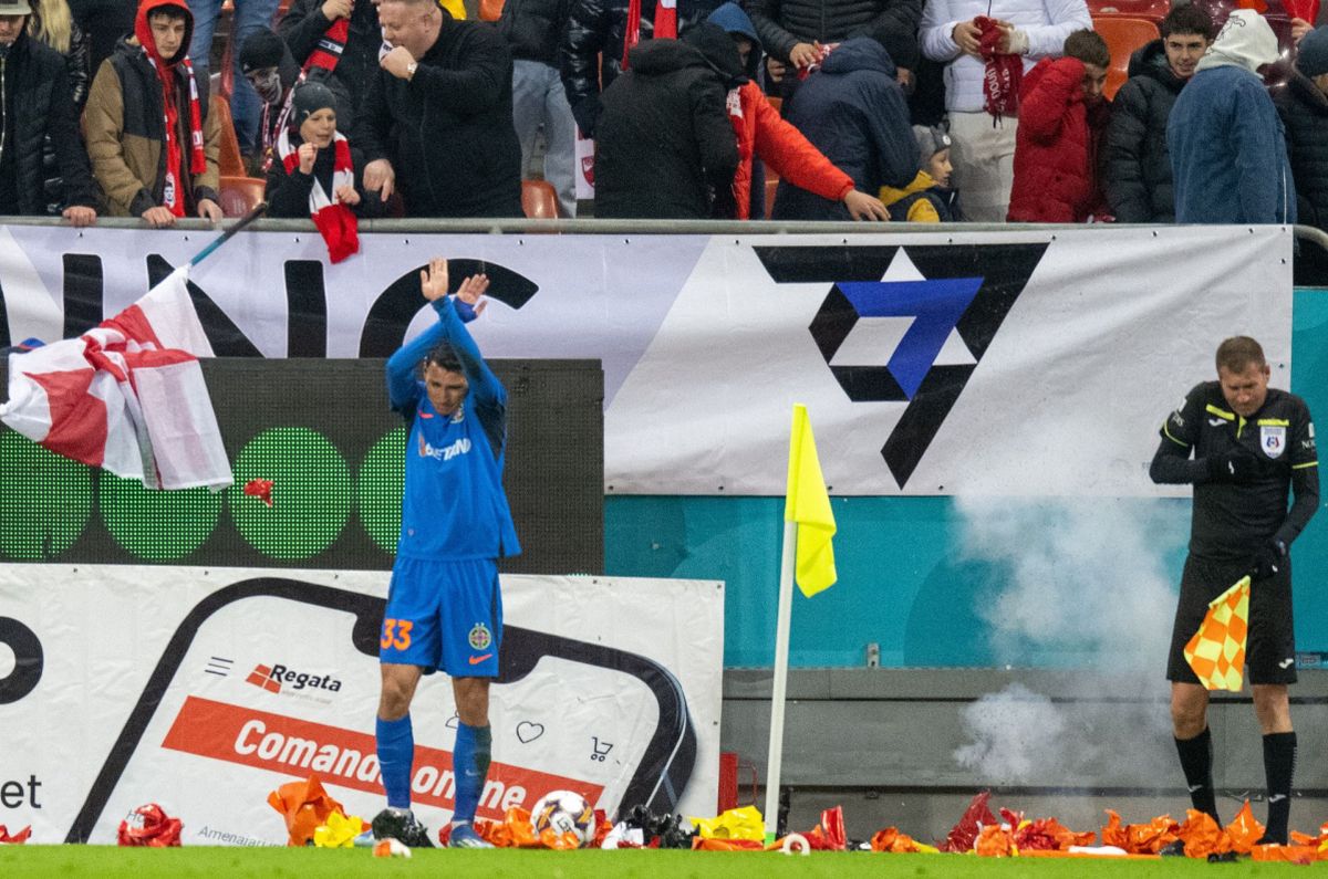 „Bombardament” din tribune, Radunovic și tușierul au fost țintele dinamoviștilor