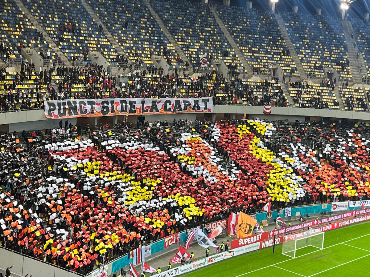 Dinamo - FCSB 1-0, coregrafiile celor două galerii - 26 noiembrie 2023