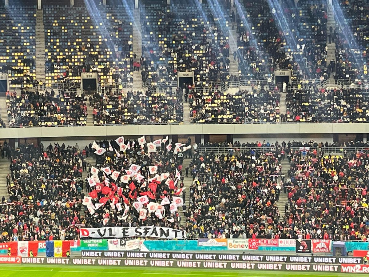 Dinamo - FCSB 1-0, coregrafiile celor două galerii - 26 noiembrie 2023
