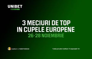 Optimile UCL și EL, tot mai aproape. 3 meciuri de neratat 26-28 noiembrie